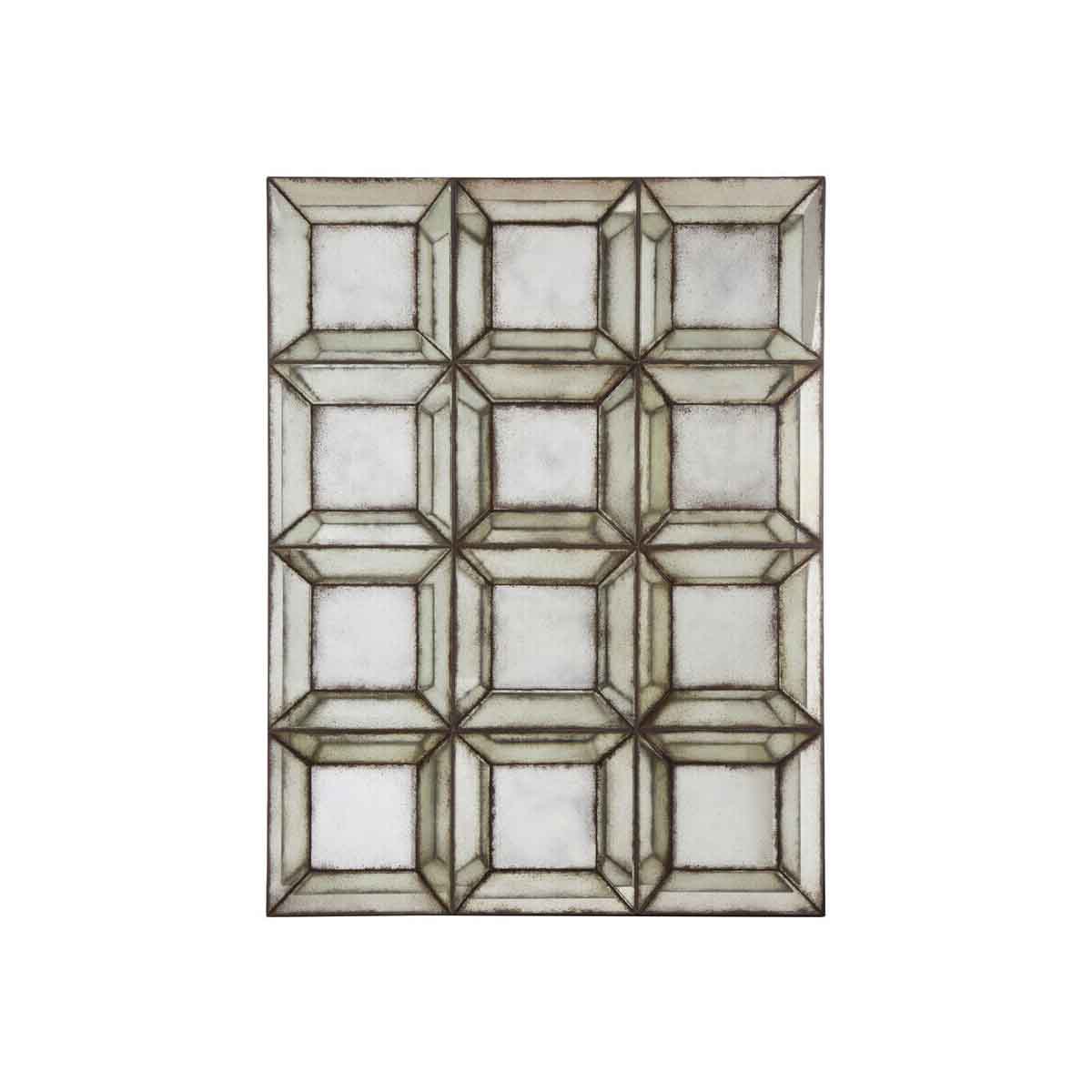 Riza Medium Multi Box Design Wall Mirror