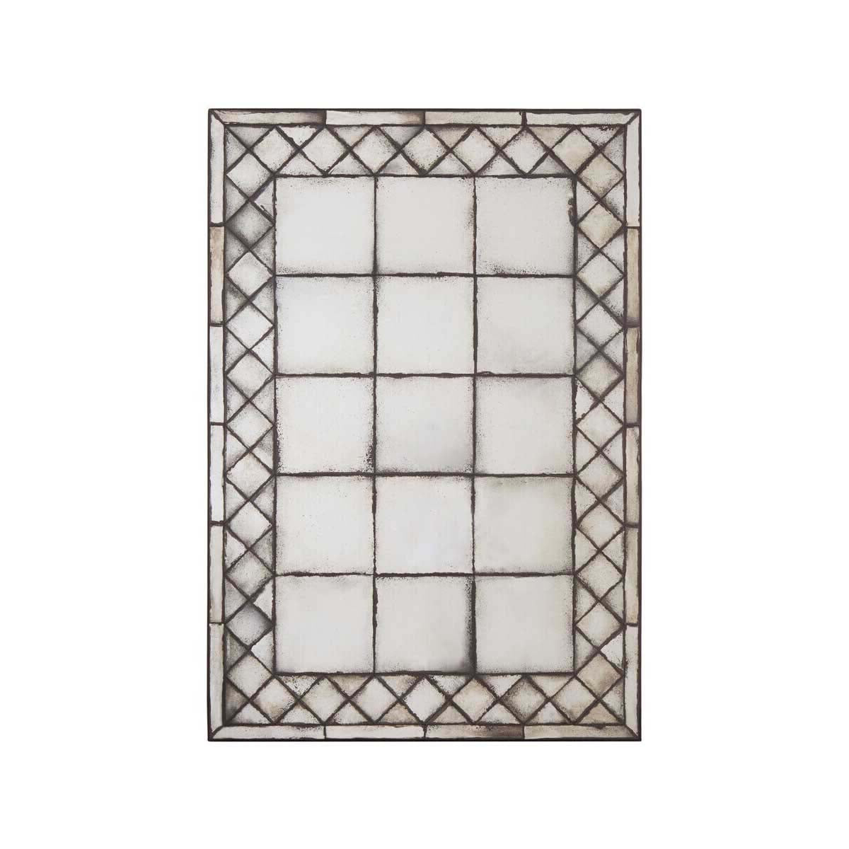 Riza Cross Frame Wall Mirror