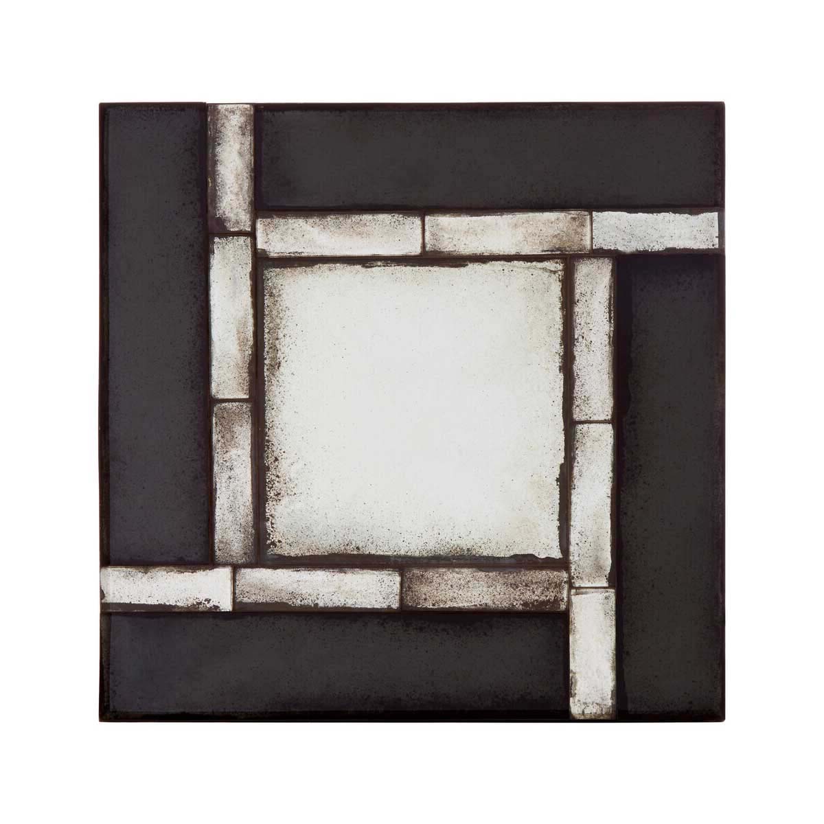 Riza Square And Tiled Design Wall Mirror