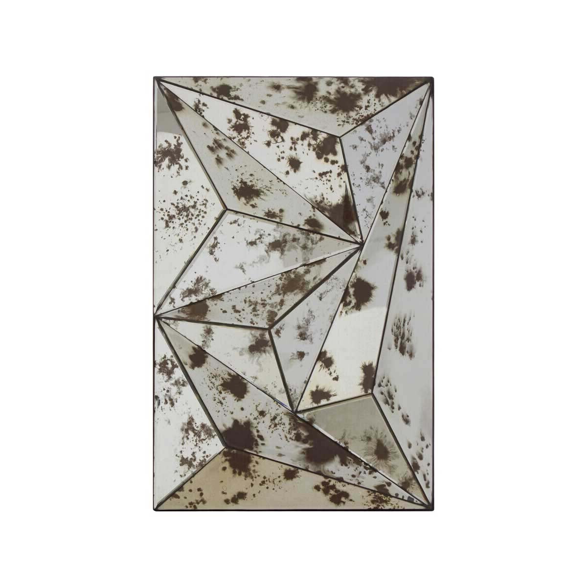 Riza 3D Prism Antique Wall Mirror