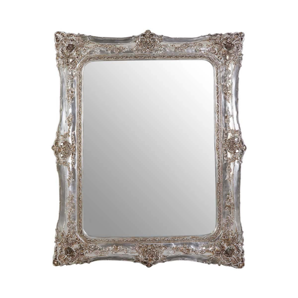Marseille Champagne Baroque Style Wall Mirror