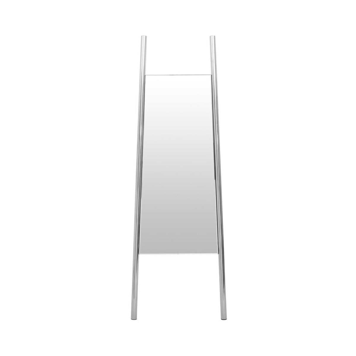Genoa Silver Finish Frame Floor Mirror