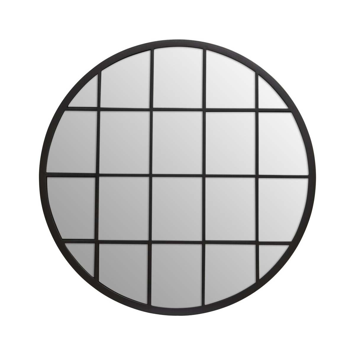 Descartes Round Metal Wall Mirror