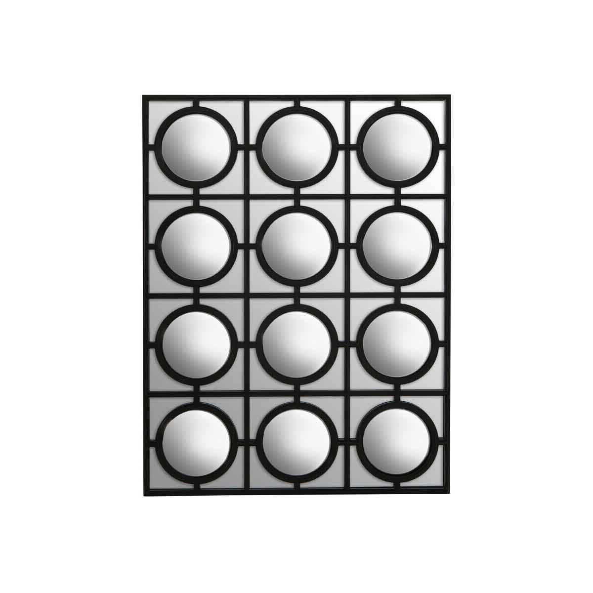 Telese Black Decorative Wall Mirror