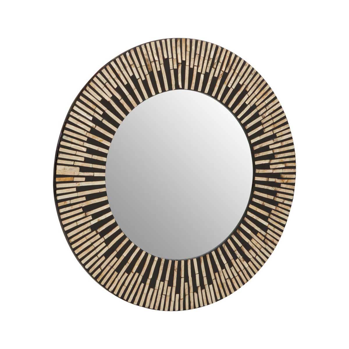 Palu Arise Black And Gold Wall Mirror