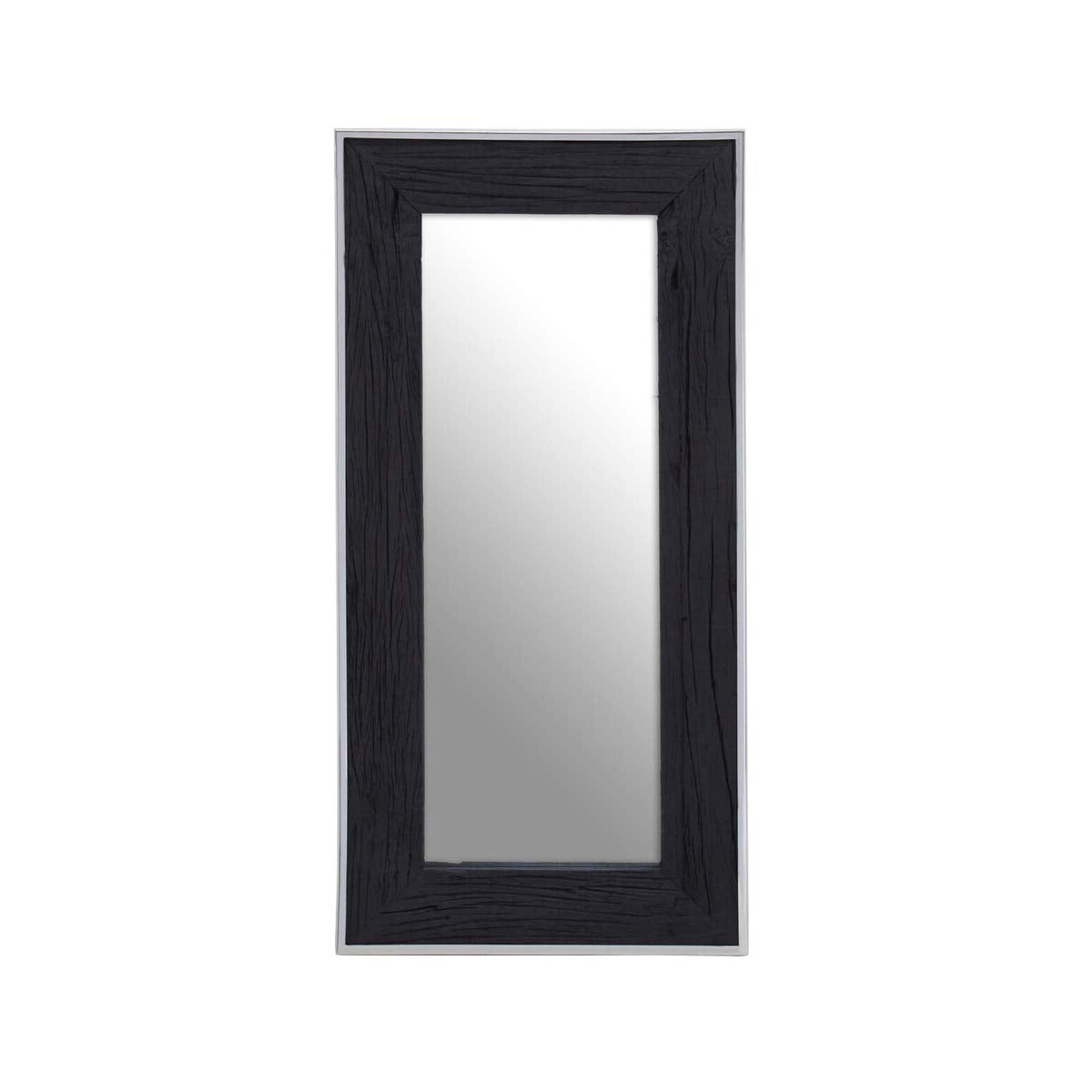 Kerala Black Rectangular Wall Mirror