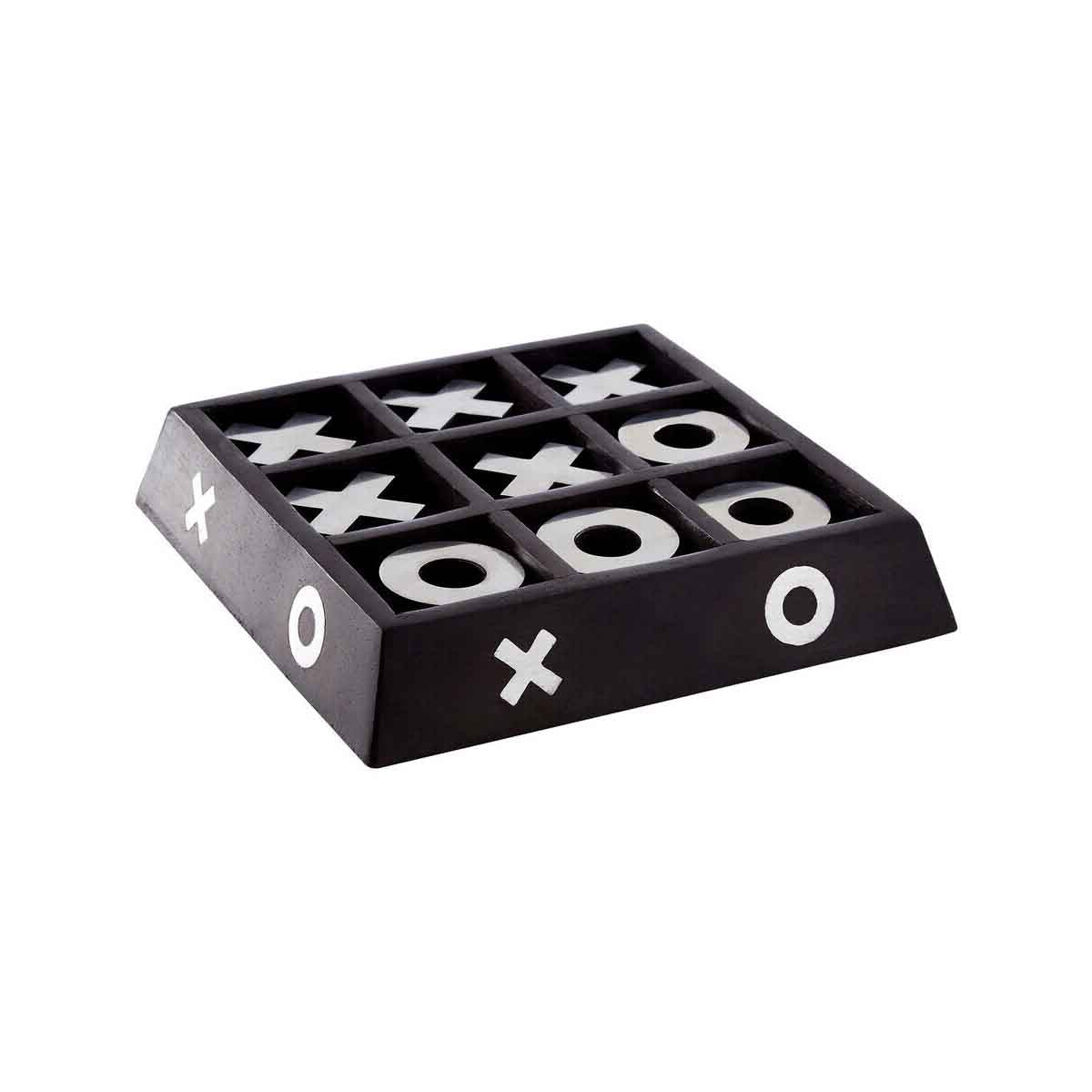 Churchill Games Black Mango Wood Noughts and Crosses