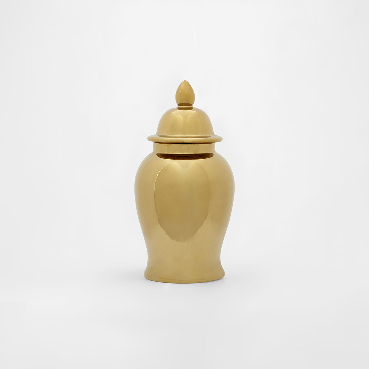 Kensington Townhouse Large Gold Ceramic Jar
