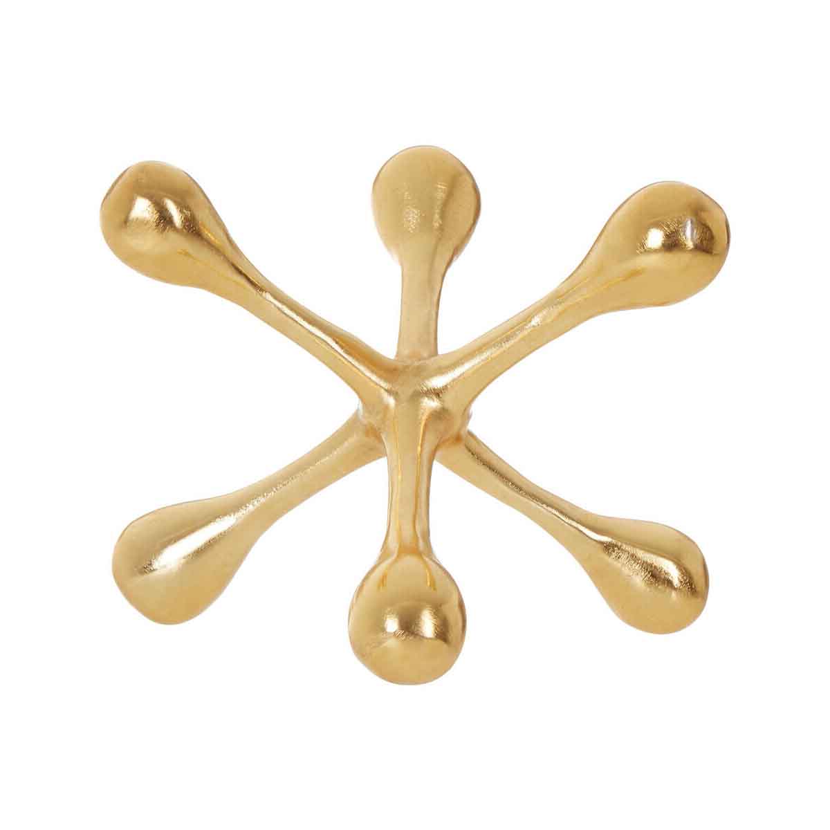 Prato Gold Finish Jack Sculpture