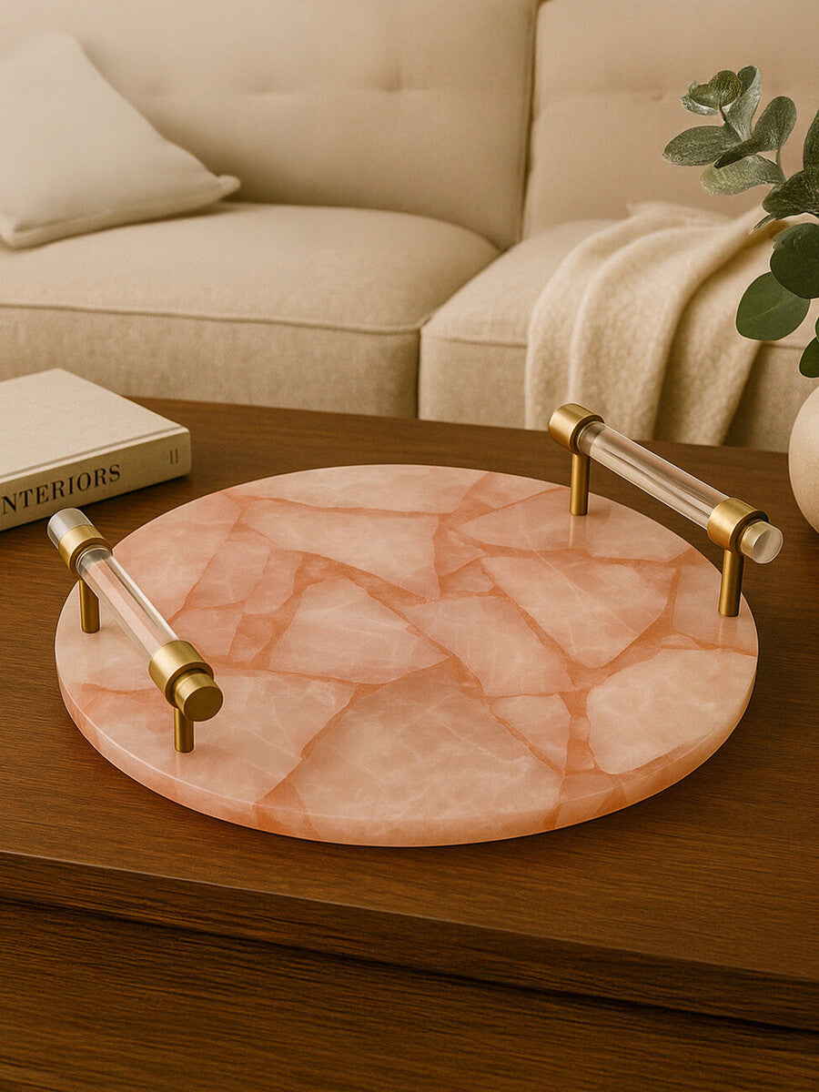 Bowerbird Pink Quartz Tray