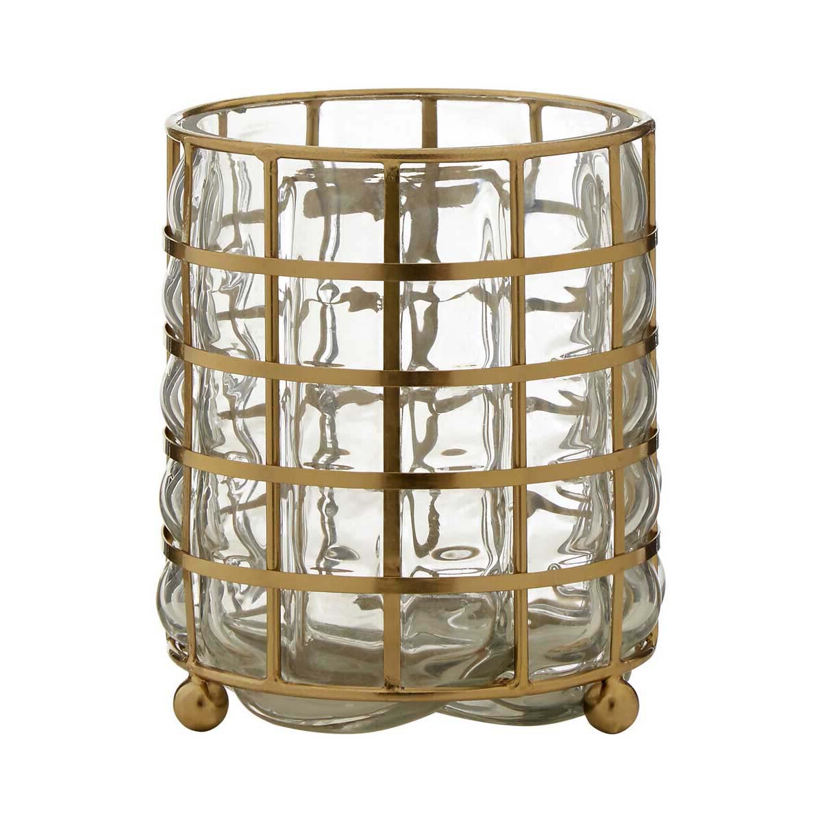 Martina Small Wireframe Hurricane Lamp