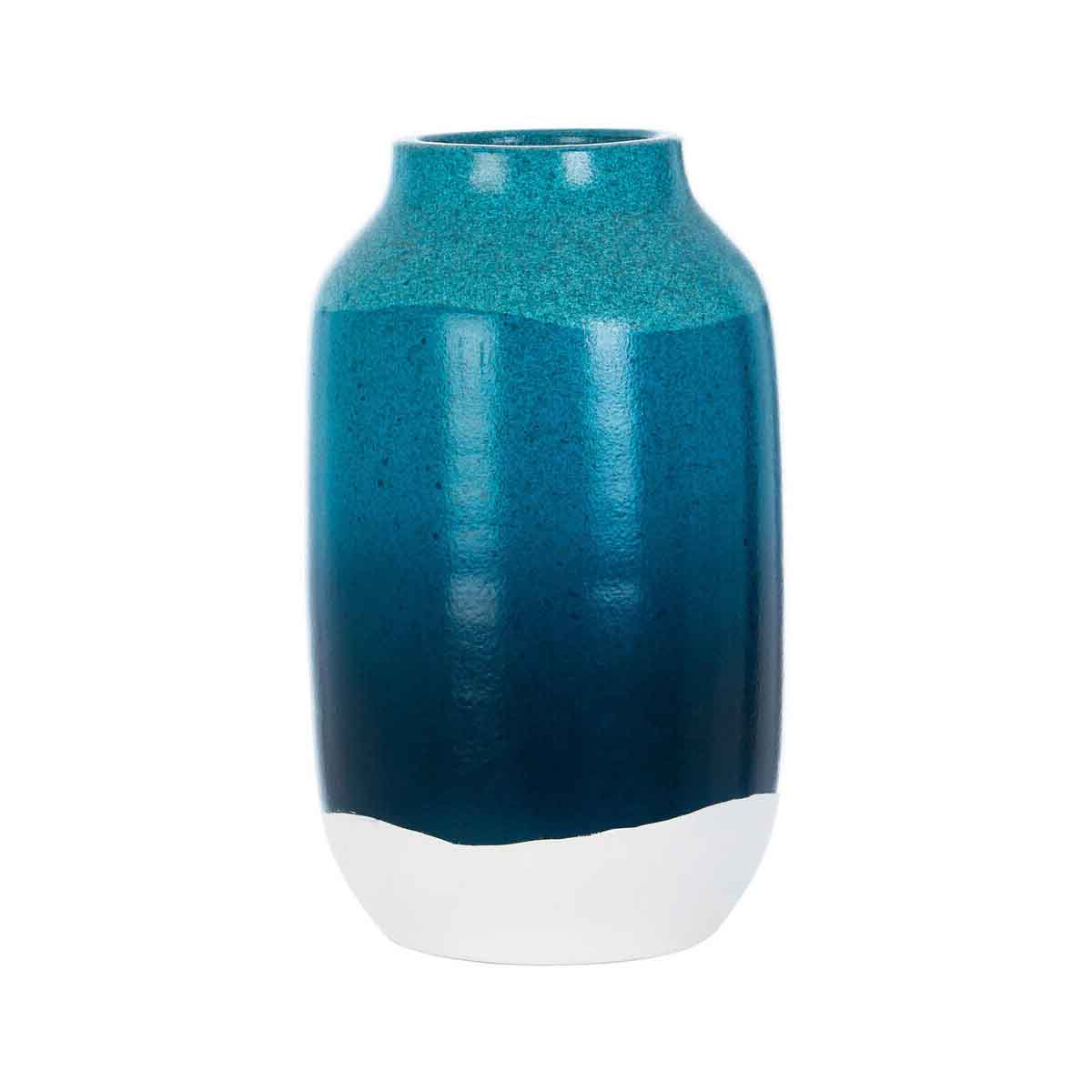 Domo Blue and White Earthenware Vase