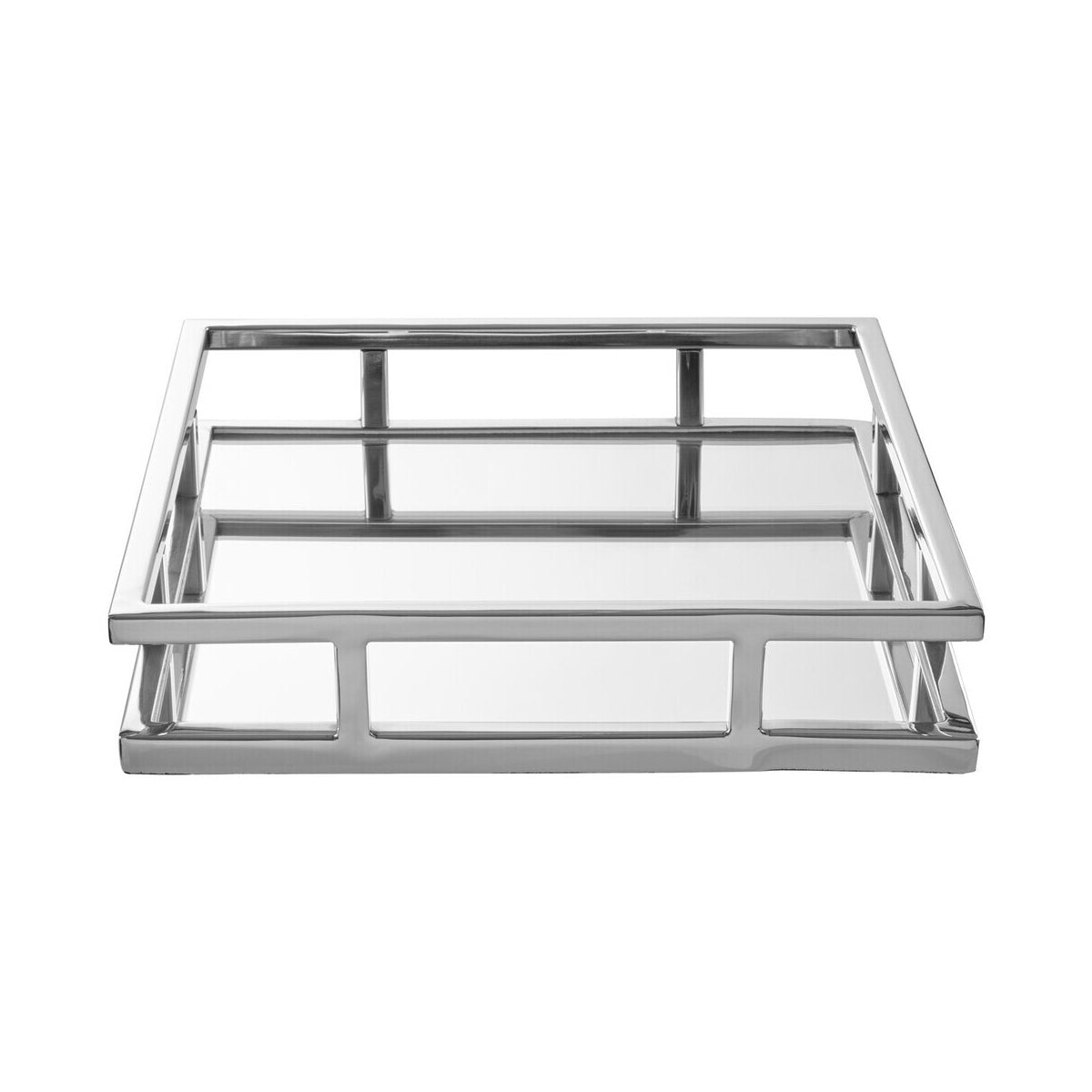 Cruzar Silver Square Tray