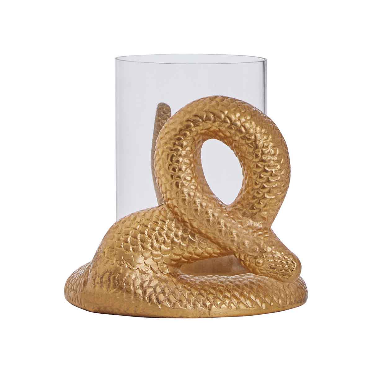 Serpent Gold Candle Holder