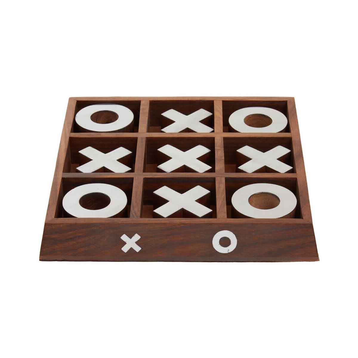 Churchill Games Brown Wood Noughts And Crosses