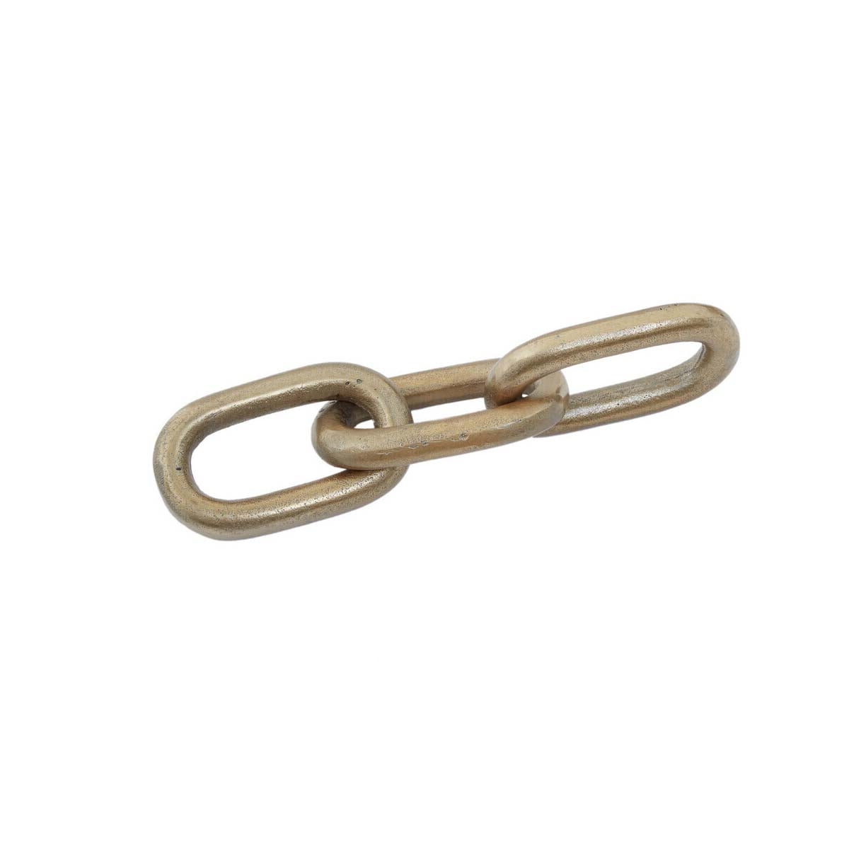 Prato Small Gold Aluminium Chain Sculpture