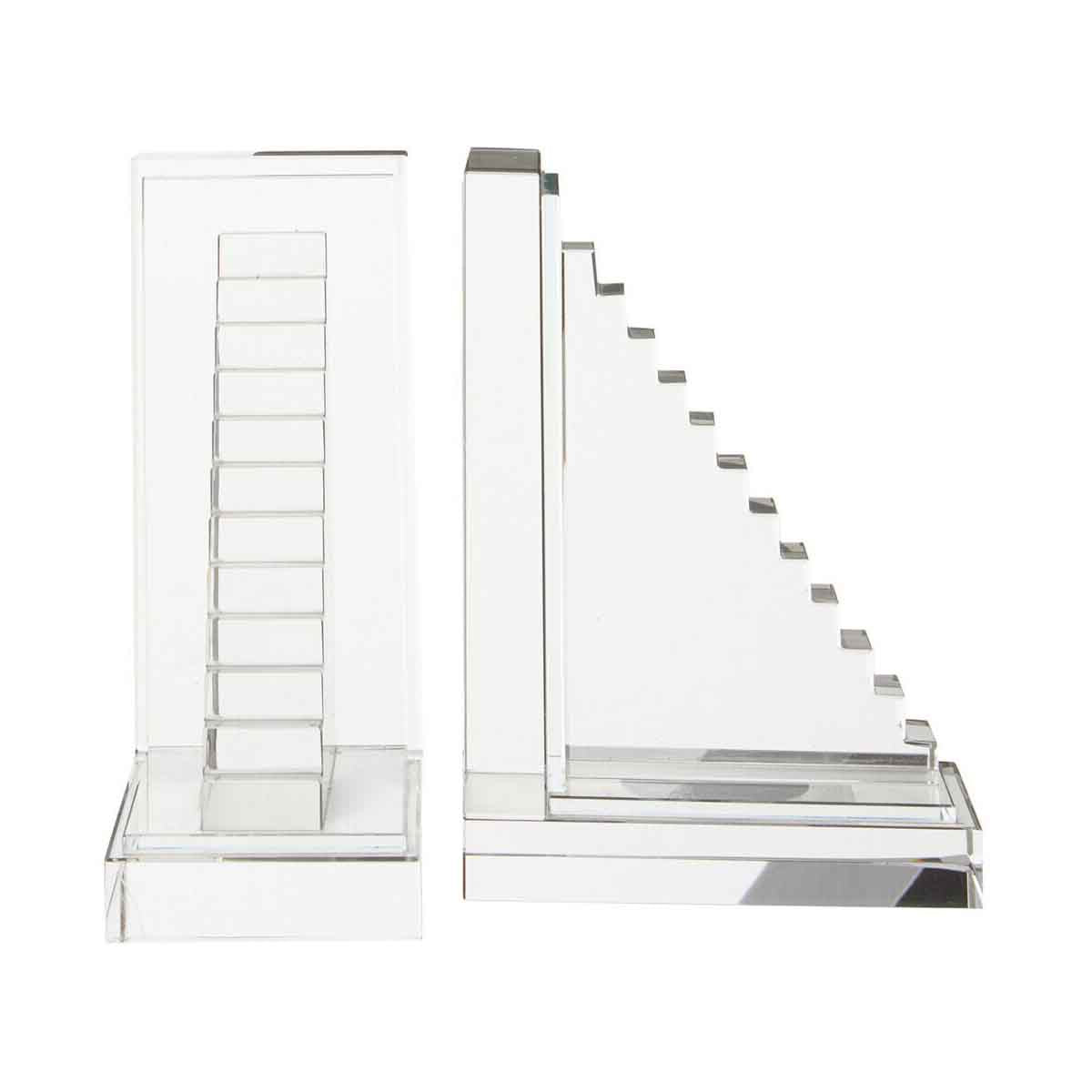 Carrie Set Of 2 Crystal Bookends
