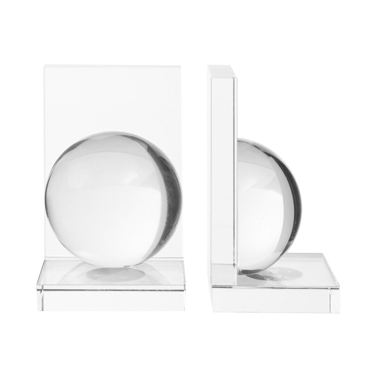 Carrie Set Of 2 Crystal Bubble Bookends