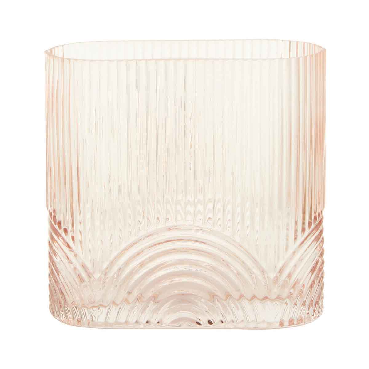 Bardi Large Pink Glass Vase