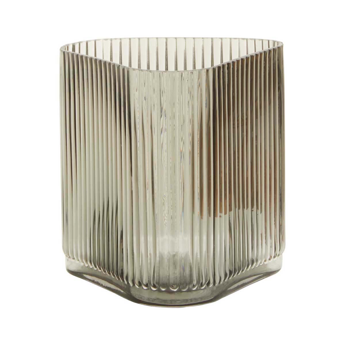 Benka Large Grey Glass Vase