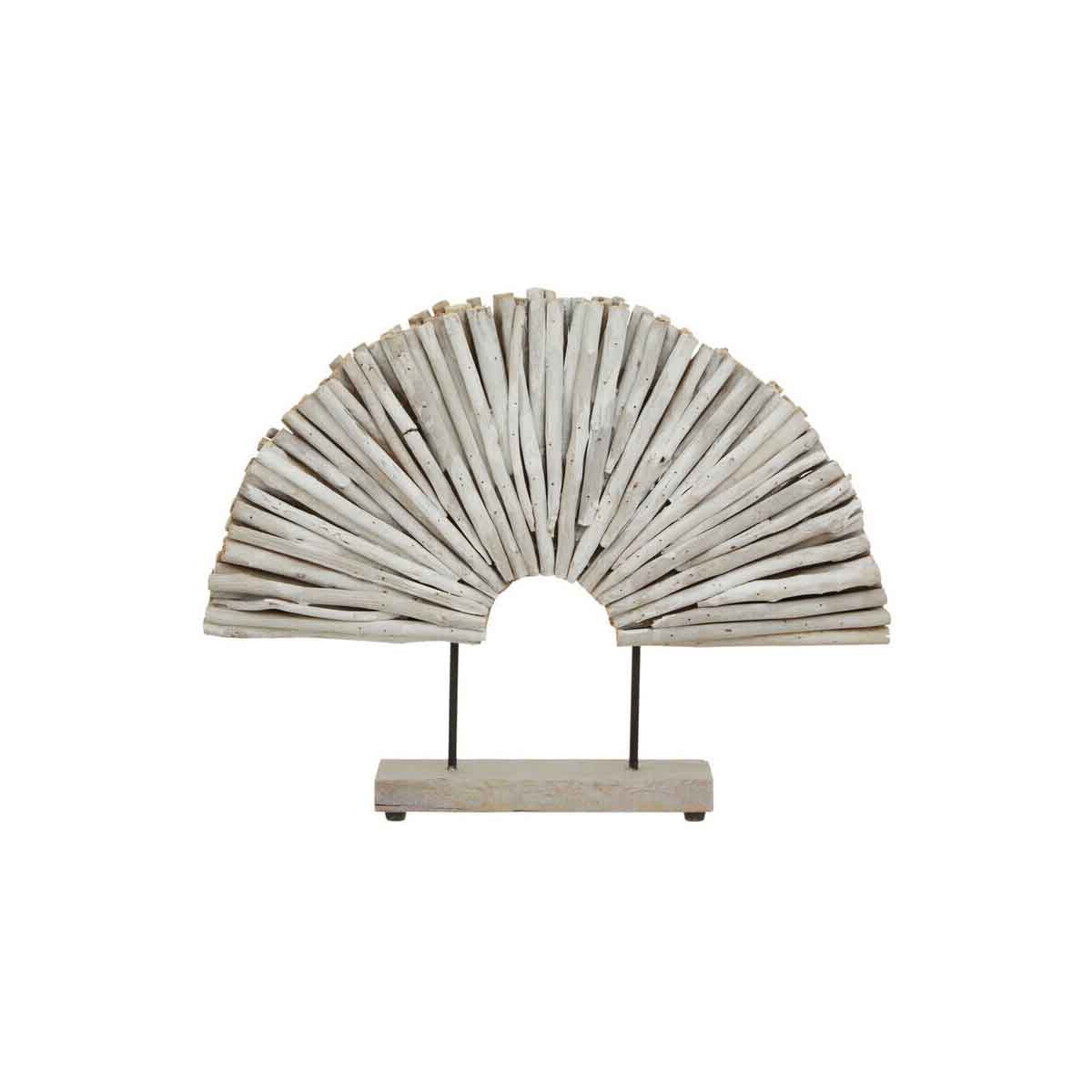 Seraya White Wood Sculpture