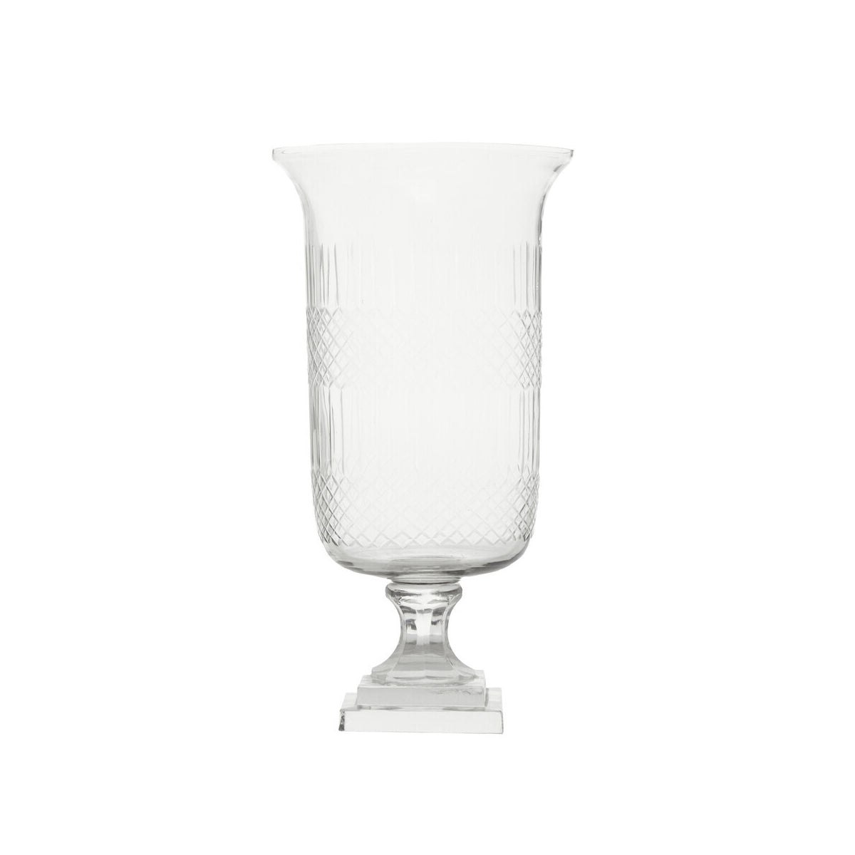 Cortina Large Diamond Cut Candle Holder