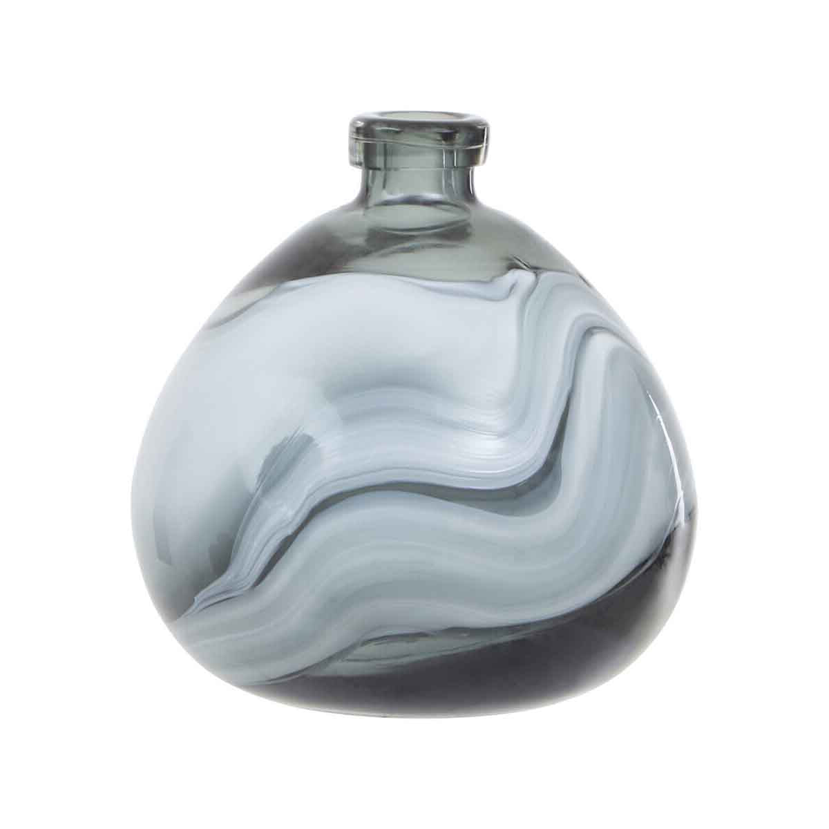 Halla Small Grey Bottle Vase