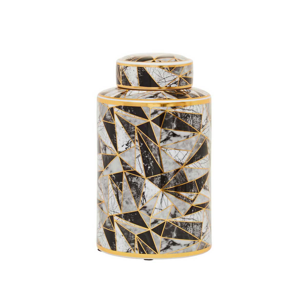 Doria Small Ceramic Jar In Assorted Colours