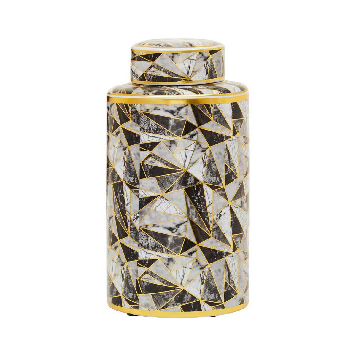 Doria Large Ceramic Jar In Assorted Colours