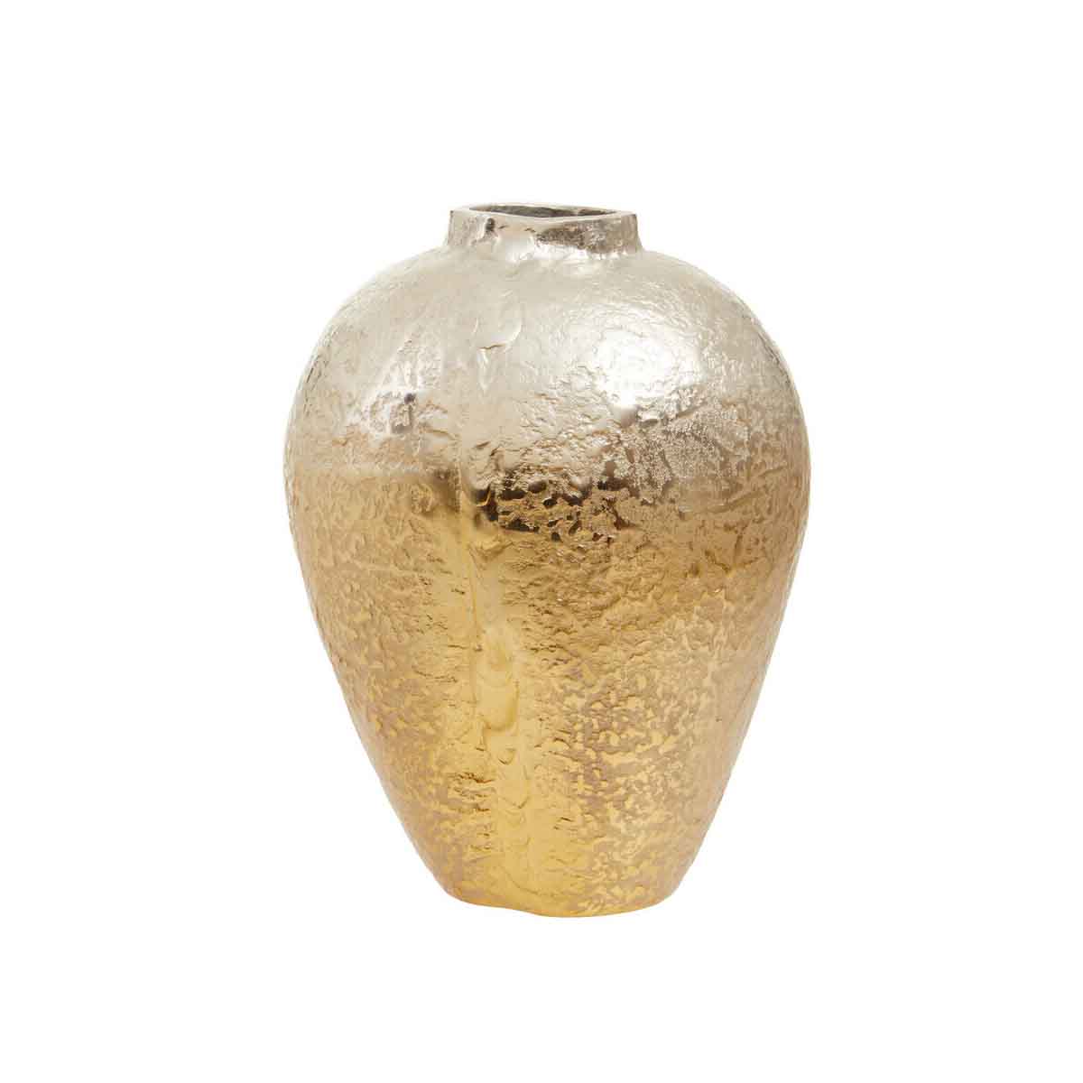 Dion Small Ombre Silver and Gold Finish Vase