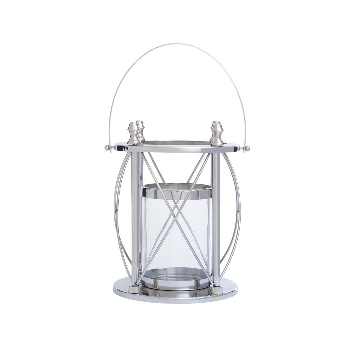 Cruzar Small Silver Lantern