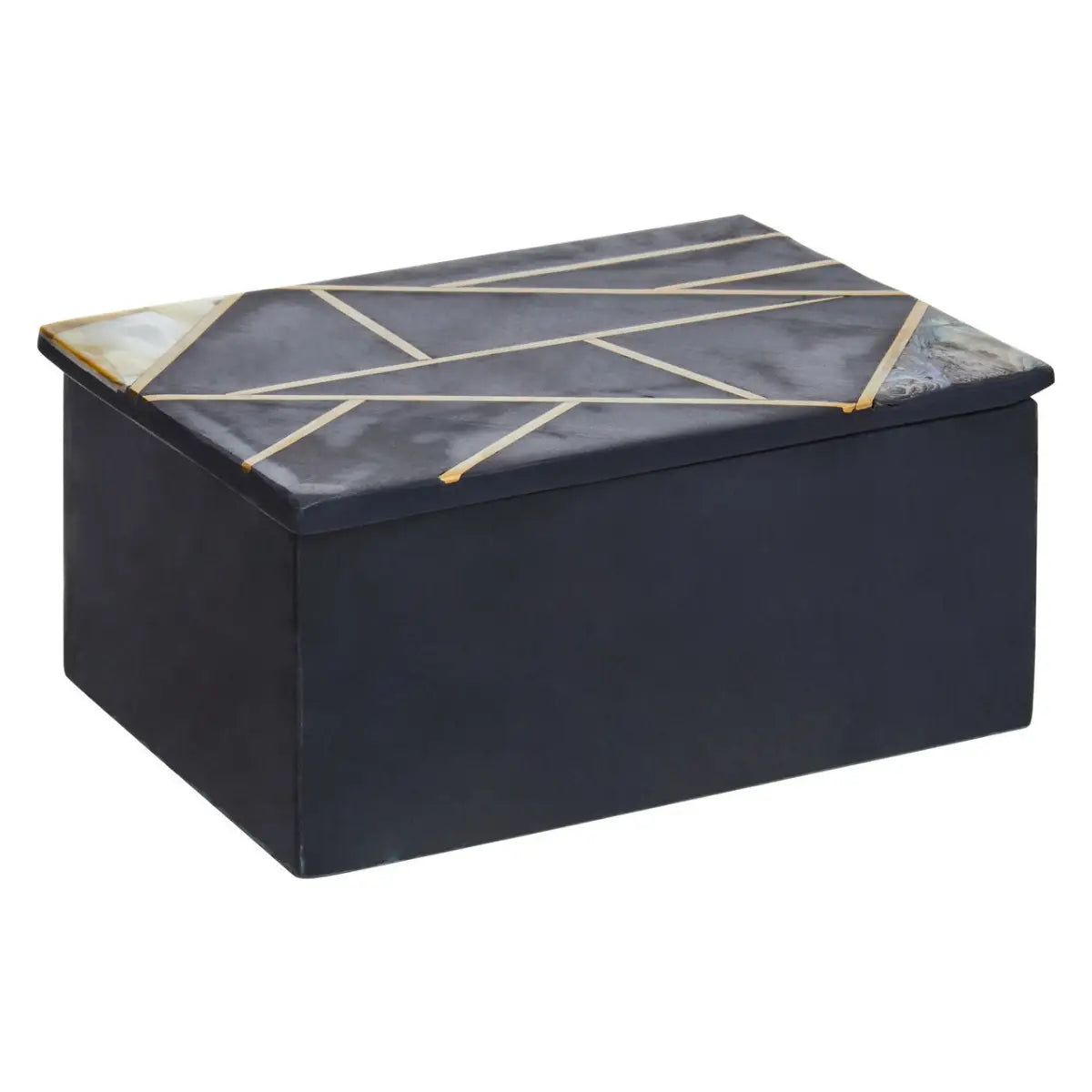 Oriana Large Black Slate Trinket Box