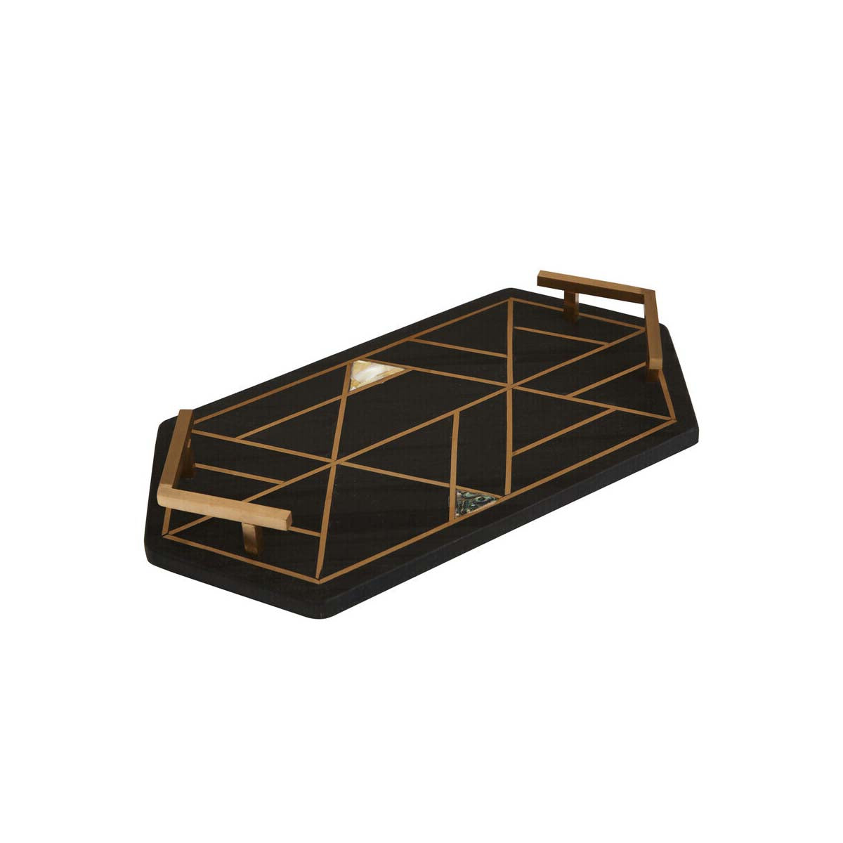 Oriana Black Slate Tray