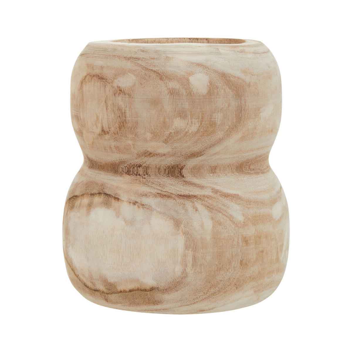 Arlo Natural Wooden Vase