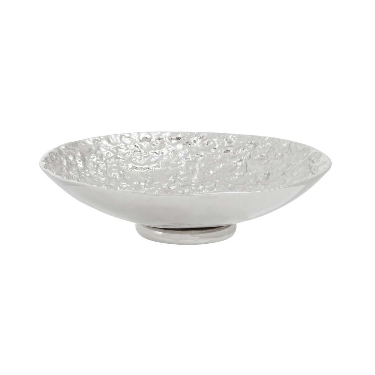 Akola Silver Textured Decorative Bowl