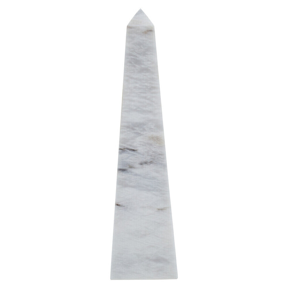 Salmo Large White Marble Obelisk
