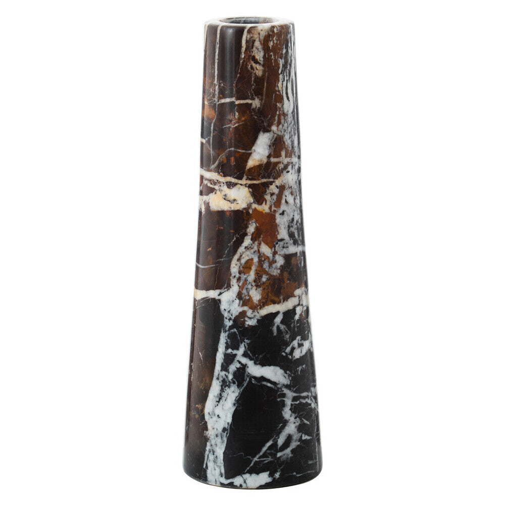 Salmo Black Marble Tapered Vase