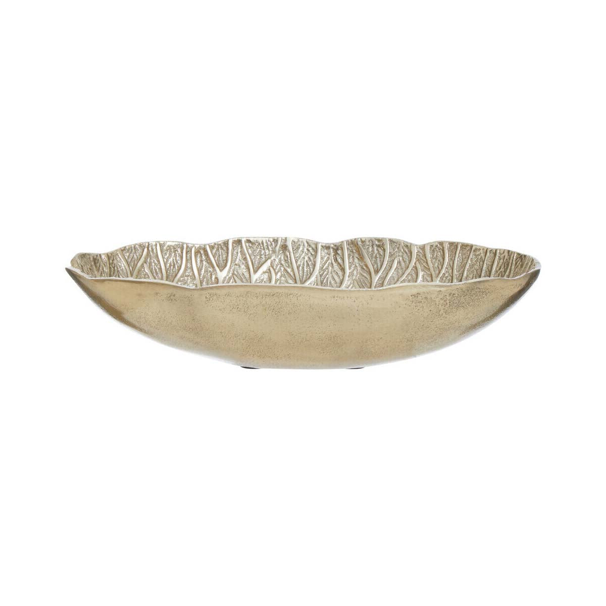 Salma Gold Finish Lotus Leaf Bowl.