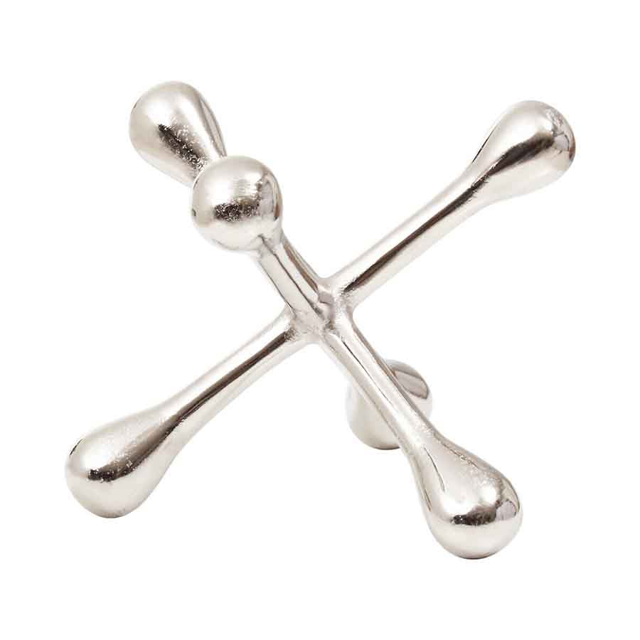 Prato Silver Finish Jack Sculpture