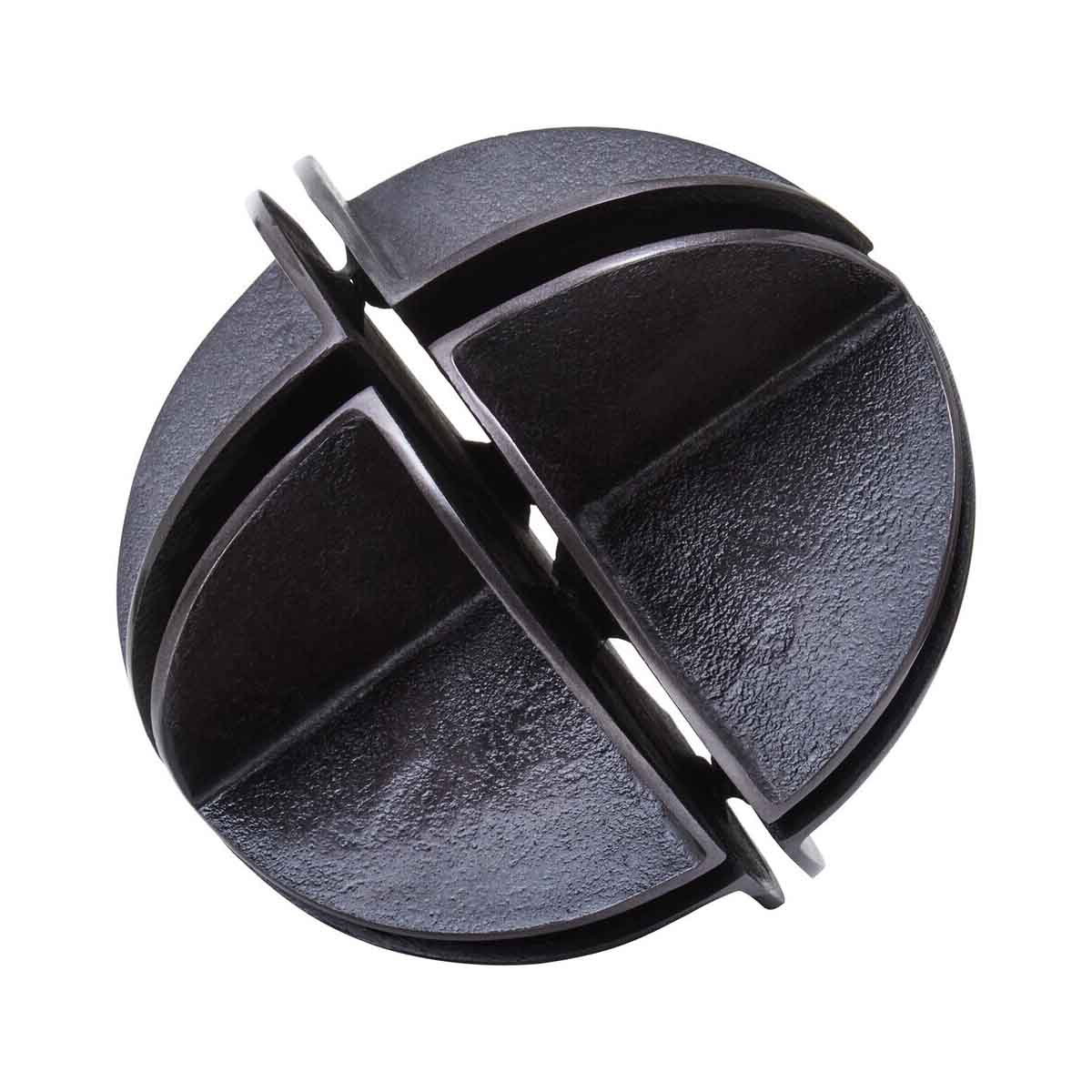 Prato Black Nickel Finish Sculpture