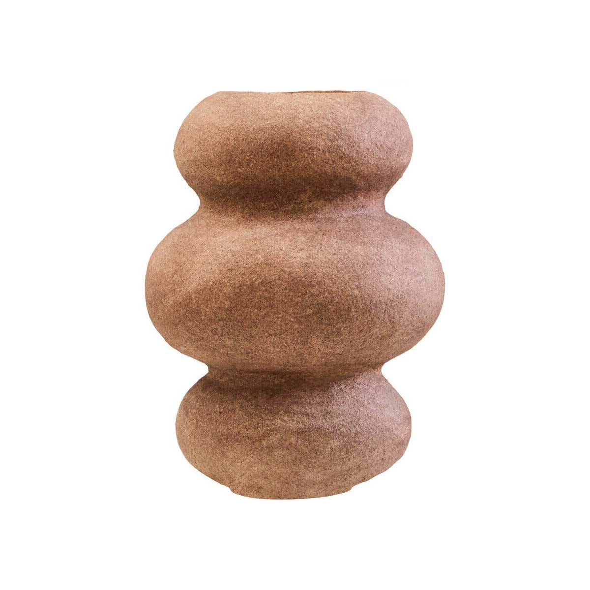 Sanai Cotton Mache And Coco Shell Bubble Vase