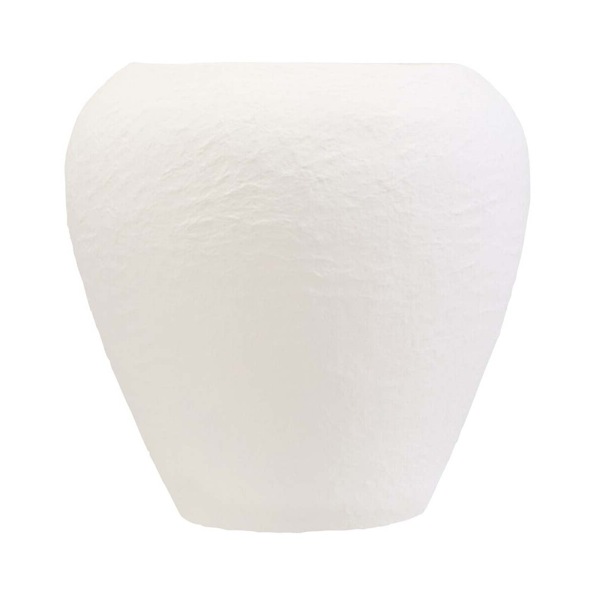 Sanai Cotton Mache Large White Planter