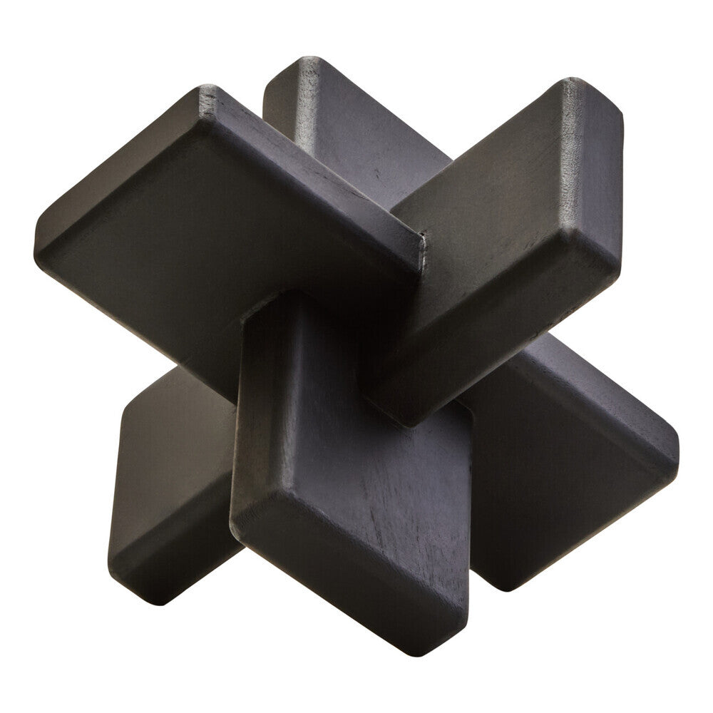 Cato Black Wood Sculpture