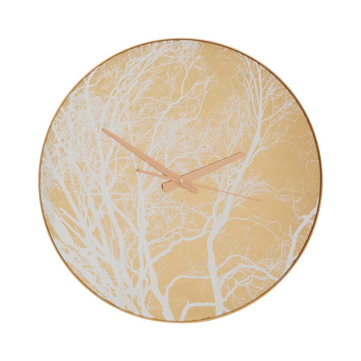 Celina Gold Finish Branch Design Wall Clock