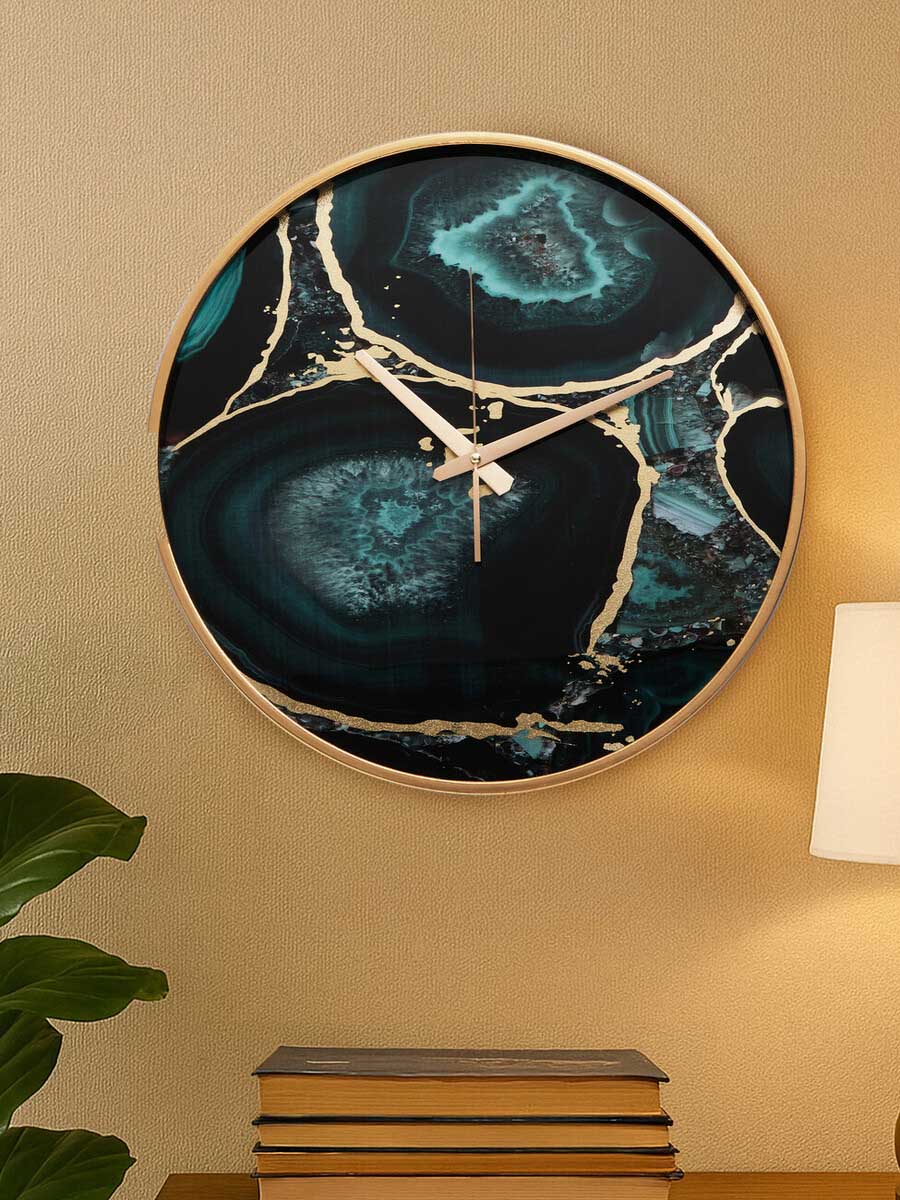 Celina Agate Wall Clock