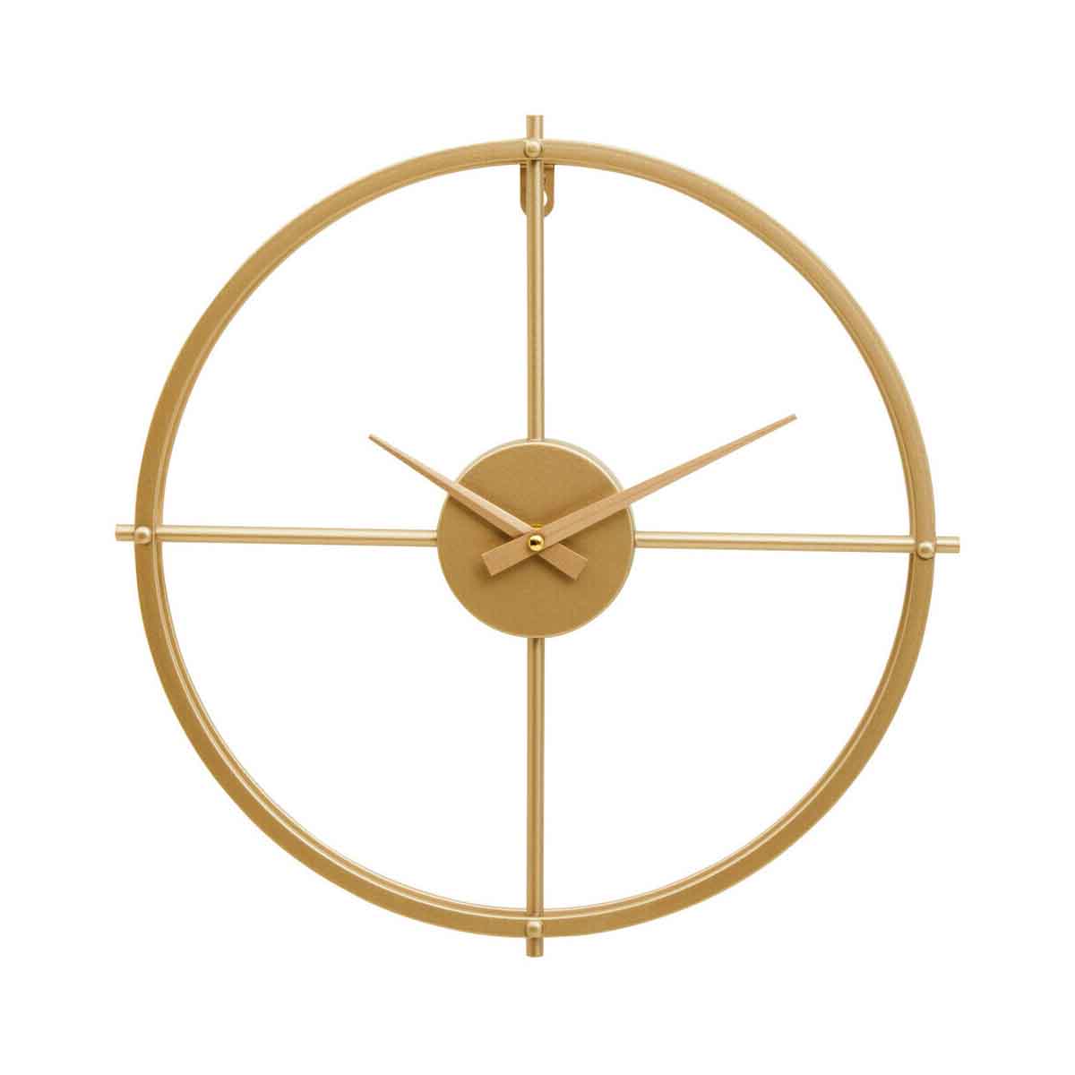 Kent Small Gold Finish Wall Clock