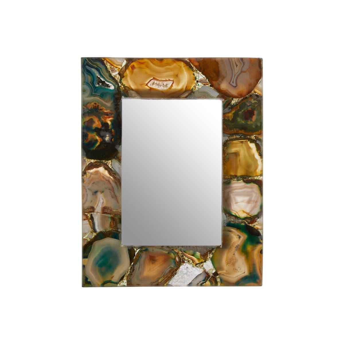 Bowerbird Large Green Agate 5In X 7In Photo Frame