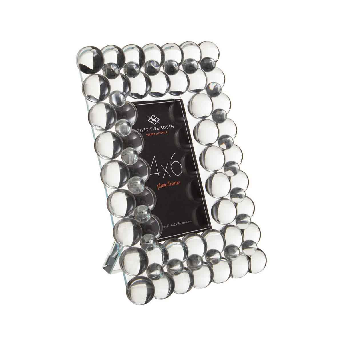 Carrie 4In X 6In Crystal Bubble Photo Frame