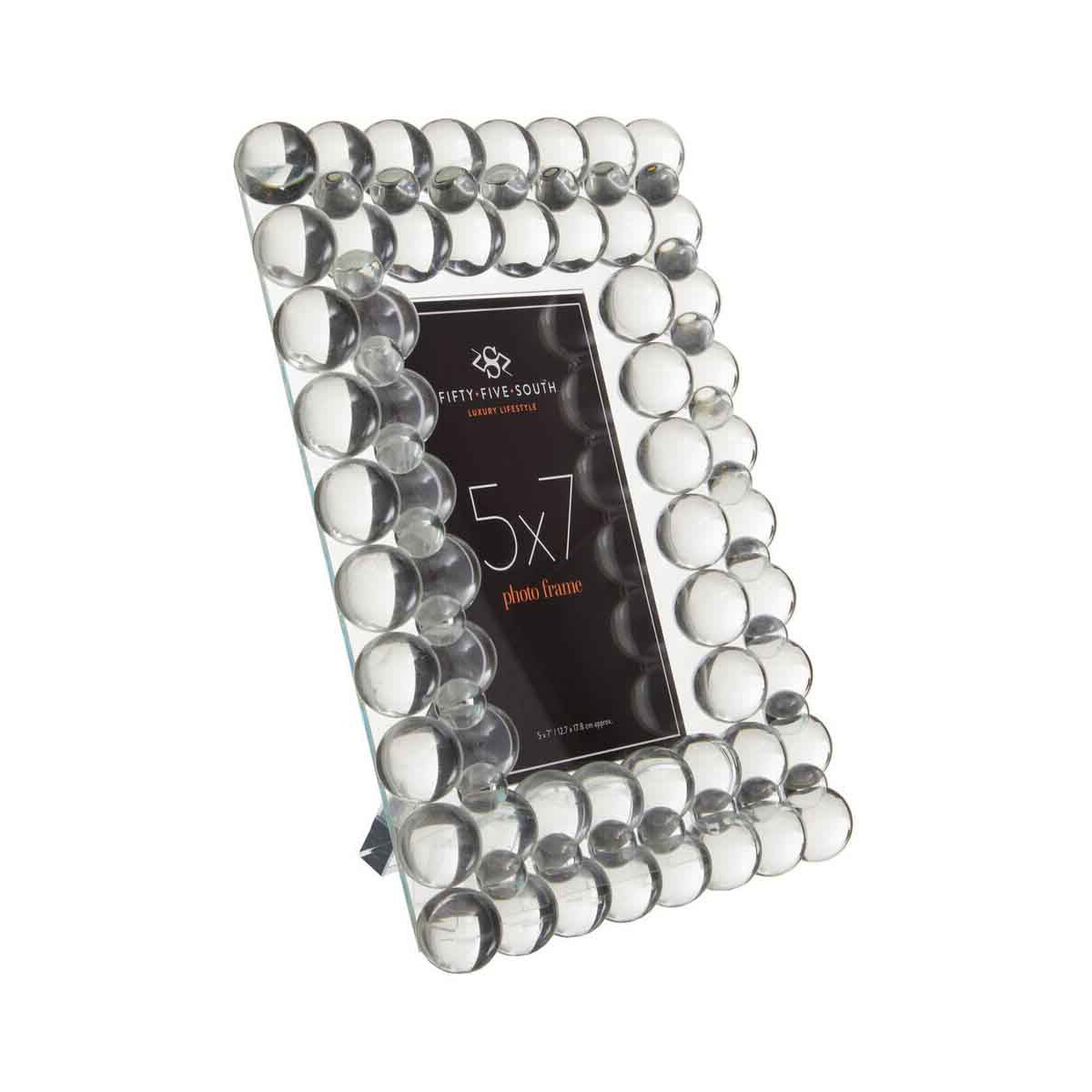 Carrie 5In X 7In Crystal Bubble Photo Frame
