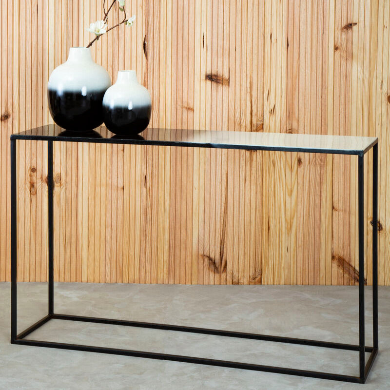 Ramus Black And White Ombre Console Table